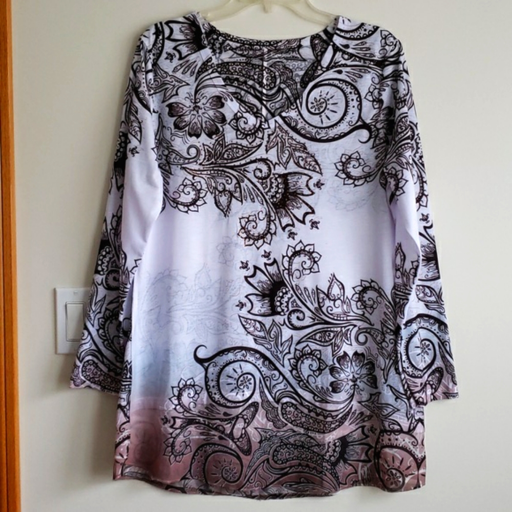 Essentials Milano Top Tunic Size L NWOT